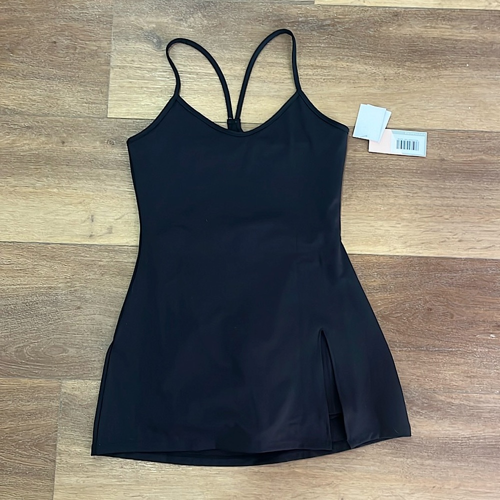 Justfab Active Small (S) Black Tennis Dress with Shorts